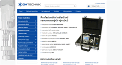 Desktop Screenshot of eshop.gmtechnik.cz